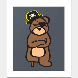 Pirate Bear Posters and Art